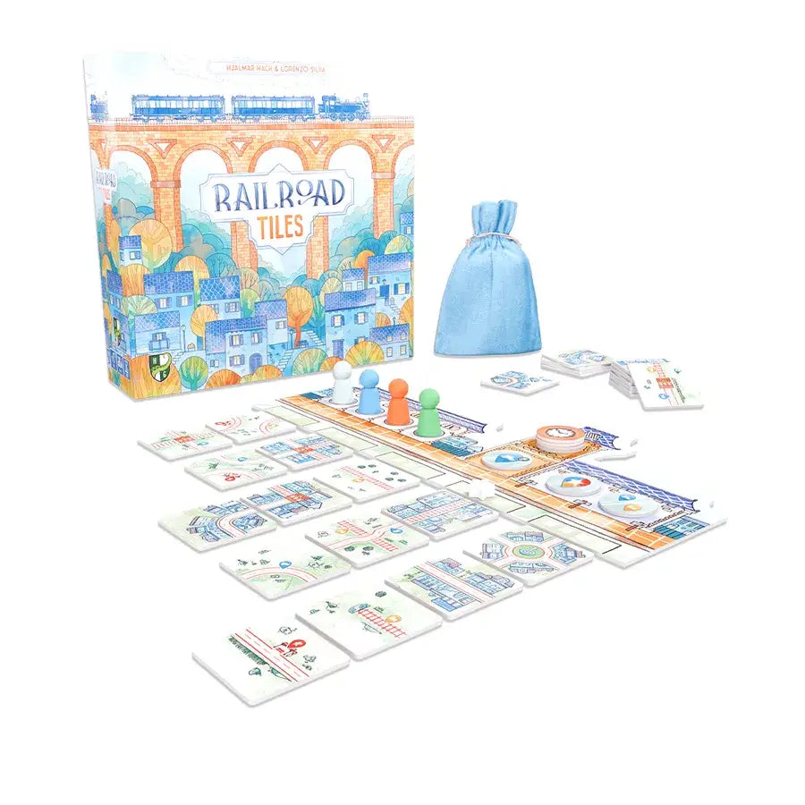 Railroad Tiles: Core Game (EN) - Horrible Guild - Board Games