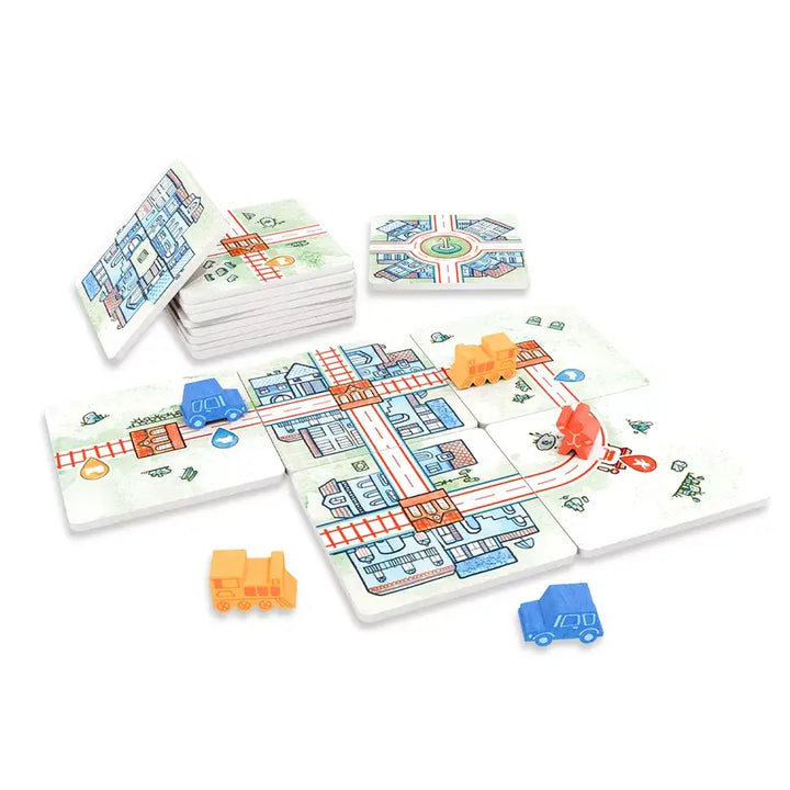 Railroad Tiles: Core Game (EN) - Horrible Guild - Board Games