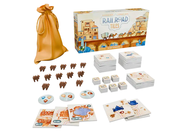 Railroad Tiles: Desert (EN) - Horrible Guild - Board Games