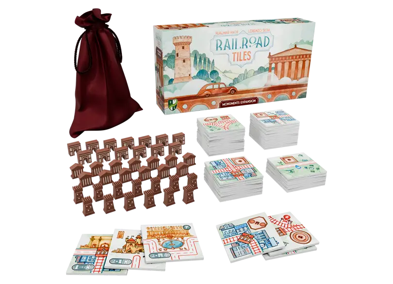 Railroad Tiles: Monuments (EN) - Horrible Guild - Board Games