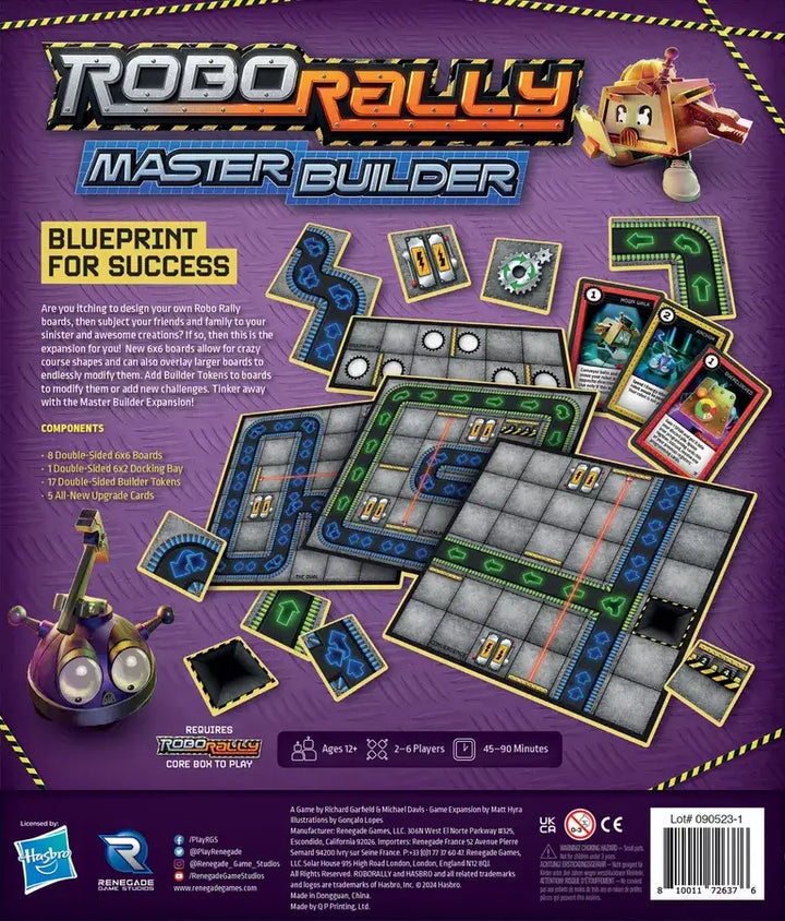 Robo Rally: Master Builder (EN) - Renegade Game Studios - Board Games