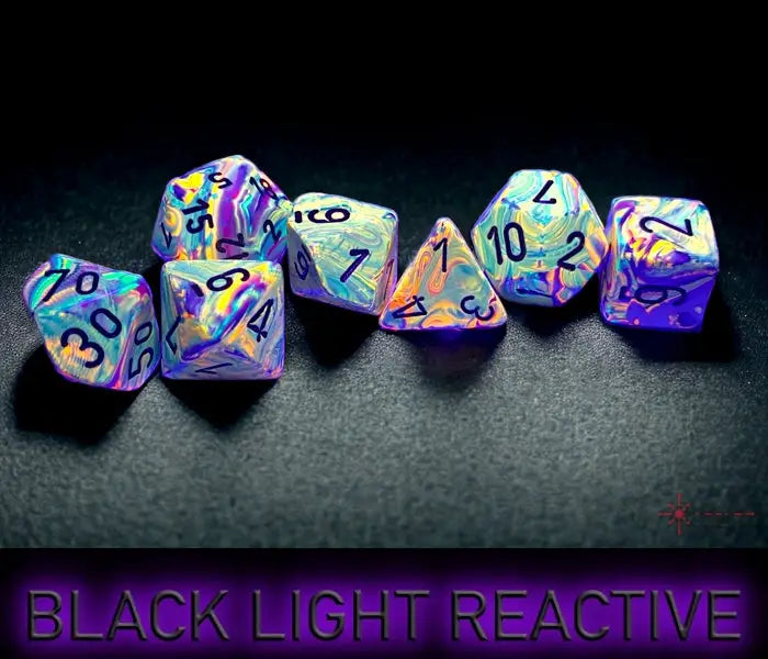 RPG Dice Set: Festive - Polyhedral - Vibrant/Brown (7) - Chessex - Accessories