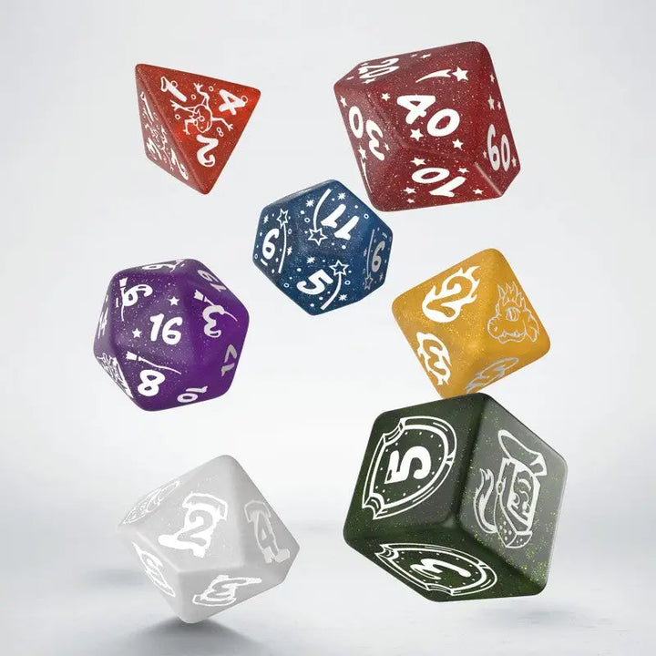 RPG Dice Set: My Very First Dice Set - Fairy Dust - Q Workshop - Accessories