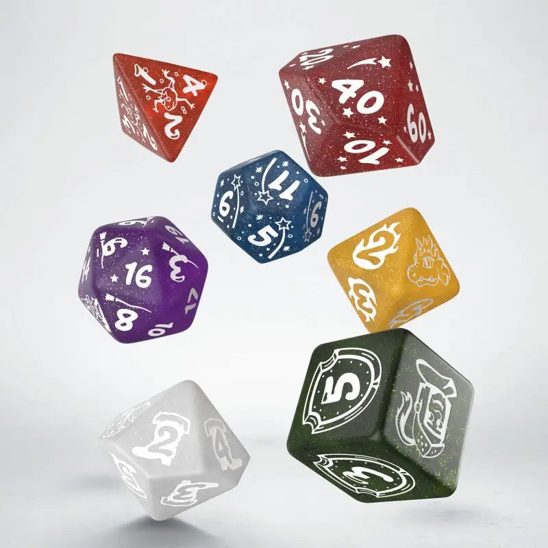 RPG Dice Set: My Very First Dice Set - Fairy Dust - Q Workshop - Accessories