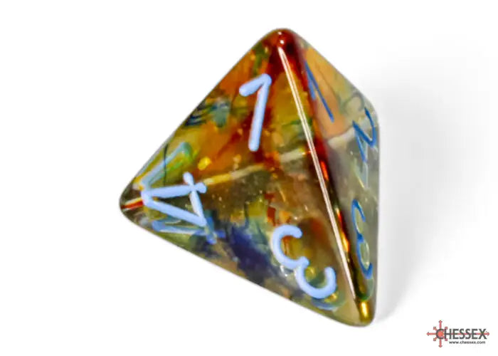 RPG Dice Set: Nebula - Luminary - Polyhedral - Primary/Blue (7) - Chessex - Accessories