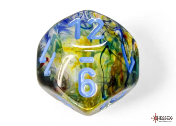 RPG Dice Set: Nebula - Luminary - Polyhedral - Primary/Blue (7) - Chessex - Accessories