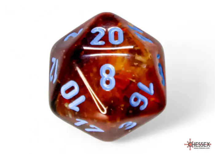 RPG Dice Set: Nebula - Luminary - Polyhedral - Primary/Blue (7) - Chessex - Accessories
