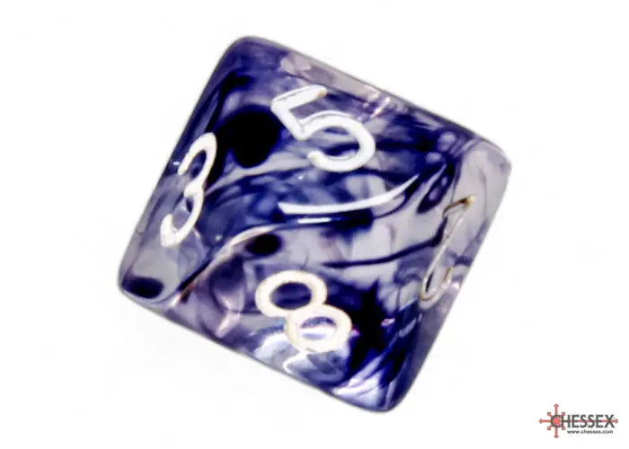 RPG Dice Set: Nebula - Polyhedral - Black/White (7) - Chessex - Accessories