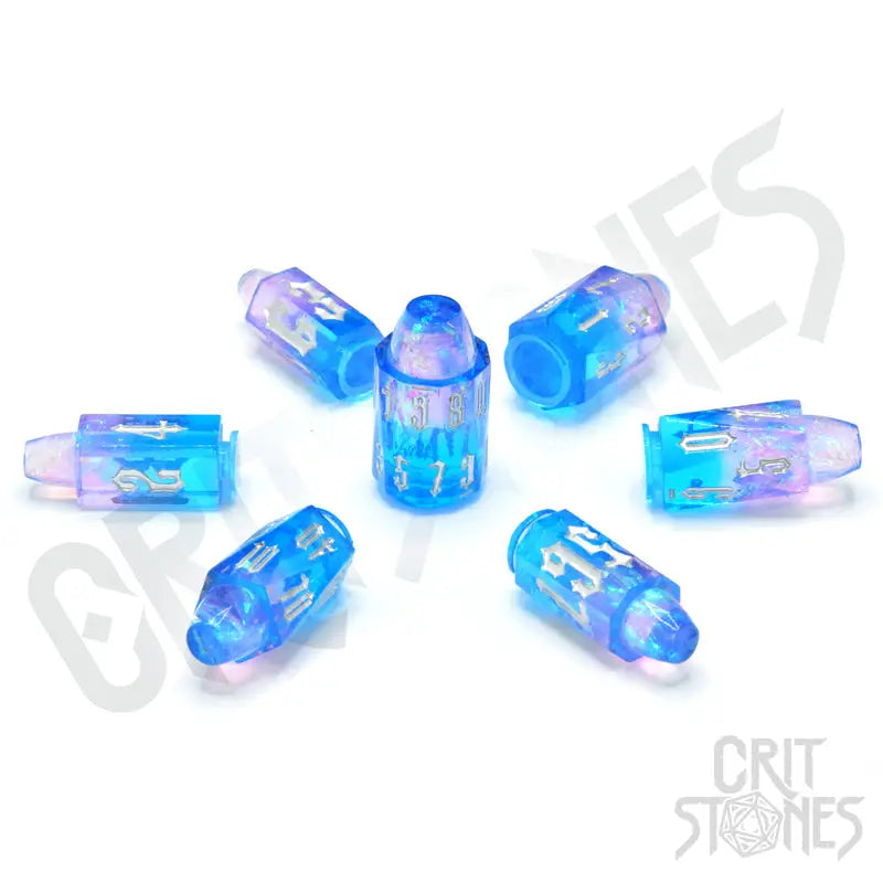 RPG Dice Set: Resin - Spellshot Shells - Glassstaff - Accessories