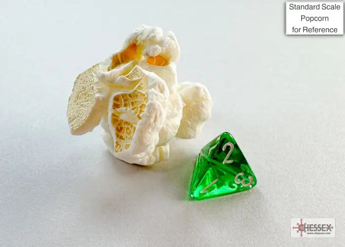 RPG Dice Set: Translucent - Polyhedral - Green/white (7) - Chessex - Accessories