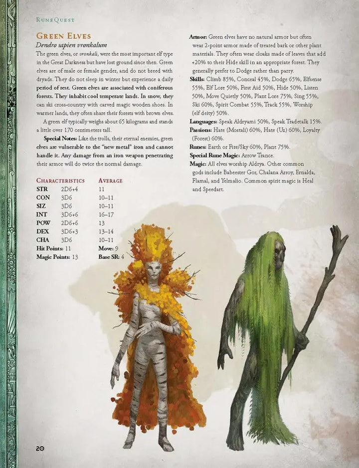 RuneQuest RPG: Glorantha Bestiary (EN) - Chaosium - Roleplaying Games