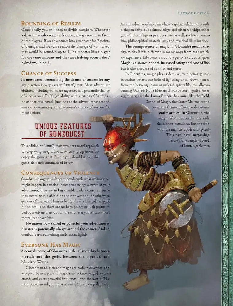 RuneQuest RPG: Roleplaying in Glorantha - Core Rulebook (EN) - Chaosium - Roleplaying Games