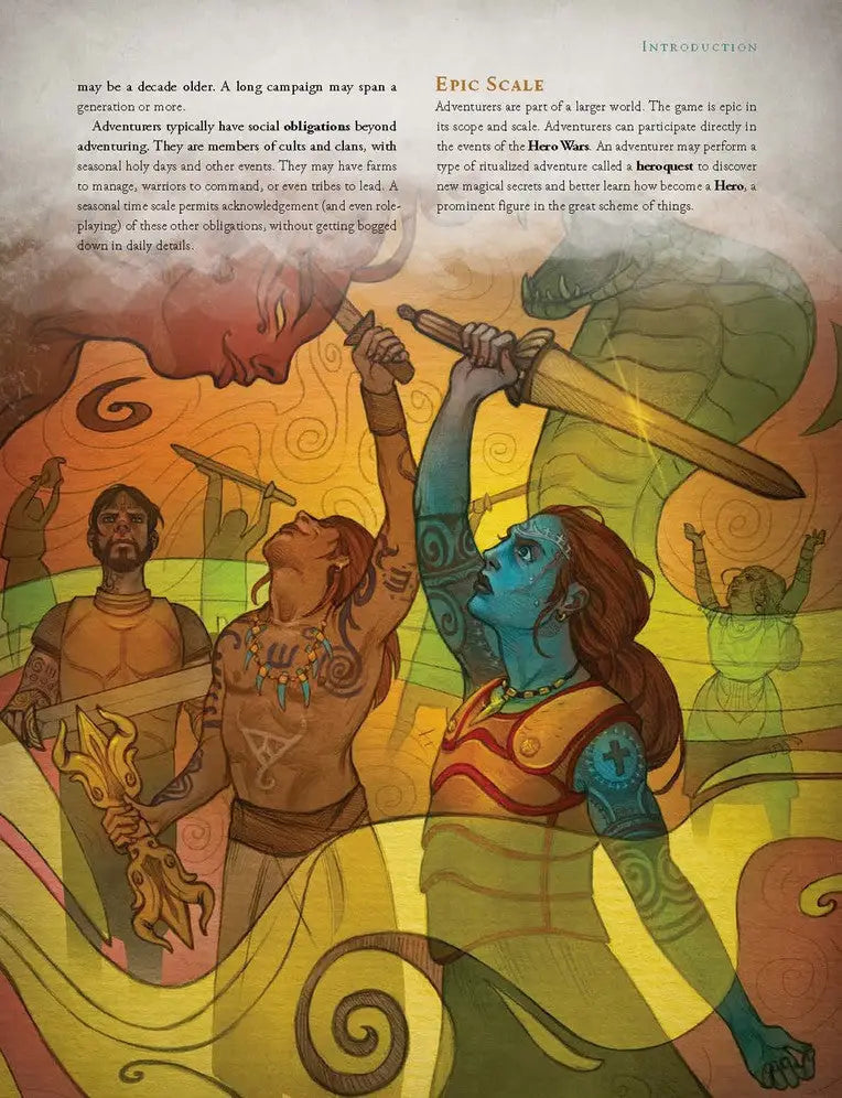 RuneQuest RPG: Roleplaying in Glorantha - Core Rulebook (EN) - Chaosium - Roleplaying Games