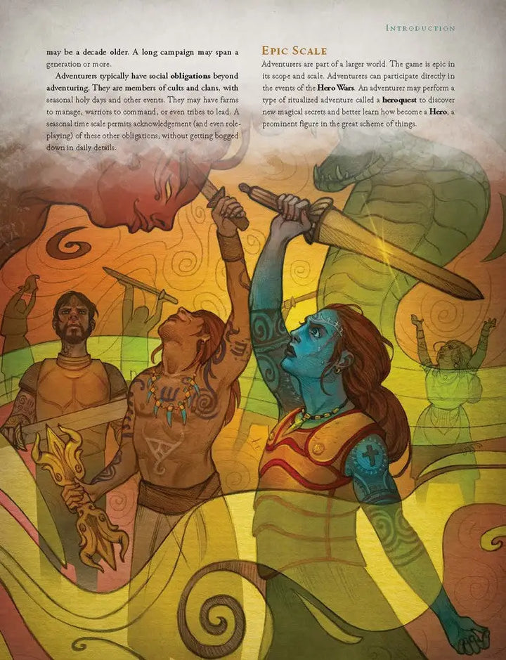 RuneQuest RPG: Roleplaying in Glorantha - Core Rulebook (EN) - Chaosium - Roleplaying Games