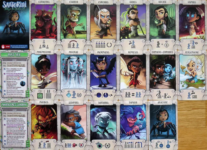Santorini: Pantheon Edition - Hiding in the Underworld - God Pack (EN) - Roxley Games - Board Games