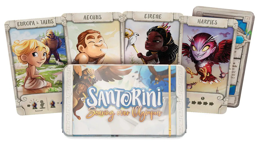 Santorini: Pantheon Edition - Soaring over Mount Olympus - God Pack (EN) - Roxley Games - Board Games