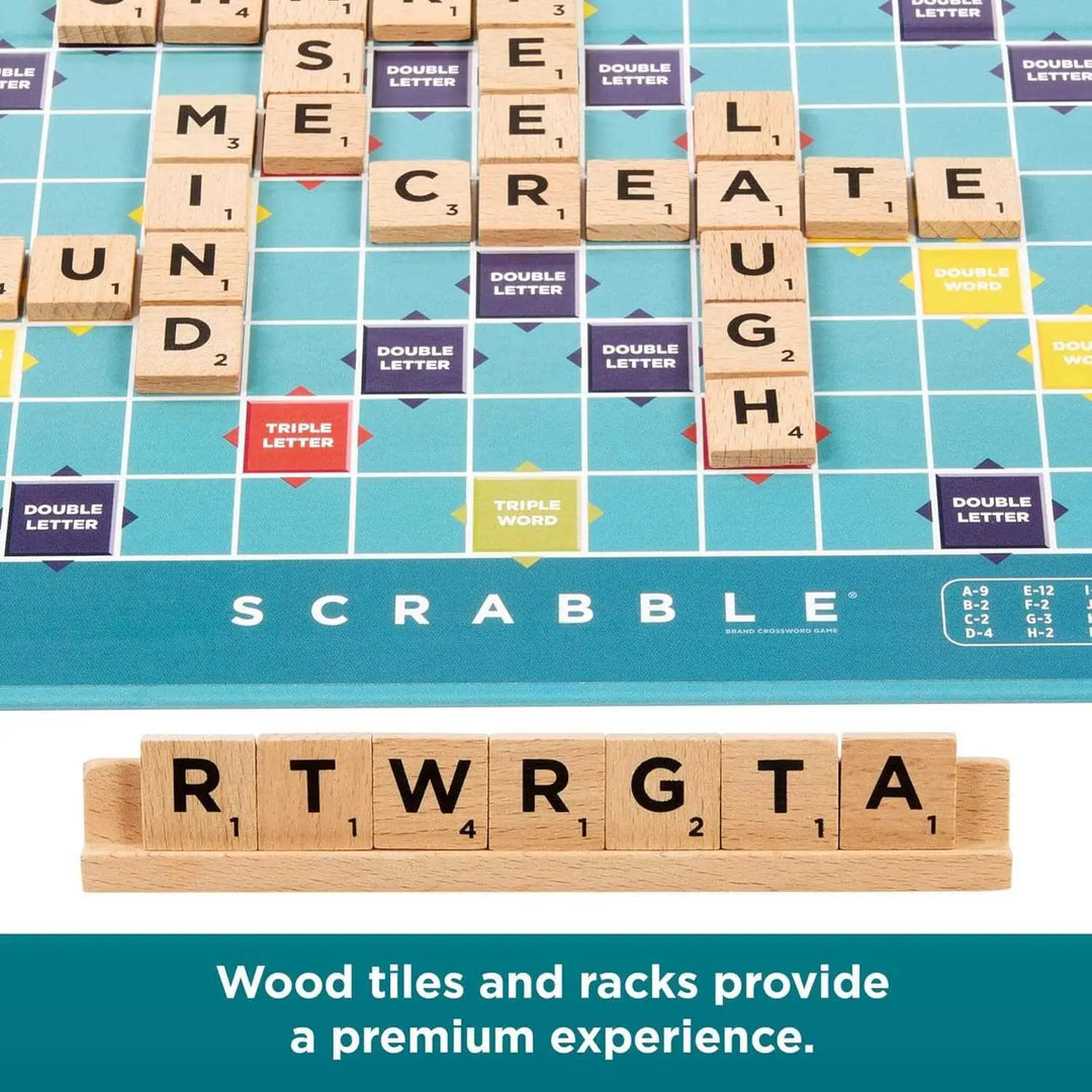 Scrabble: Wood (EN) - Mattel Inc. - Board Games