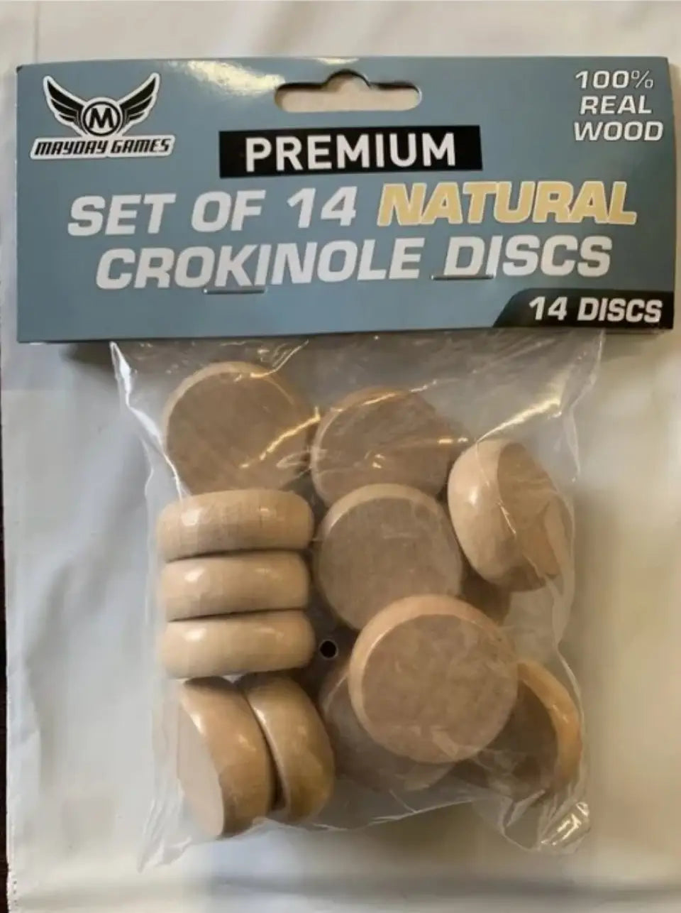 Set of 14 Crokinole Discs - Mayday Games - Accessories