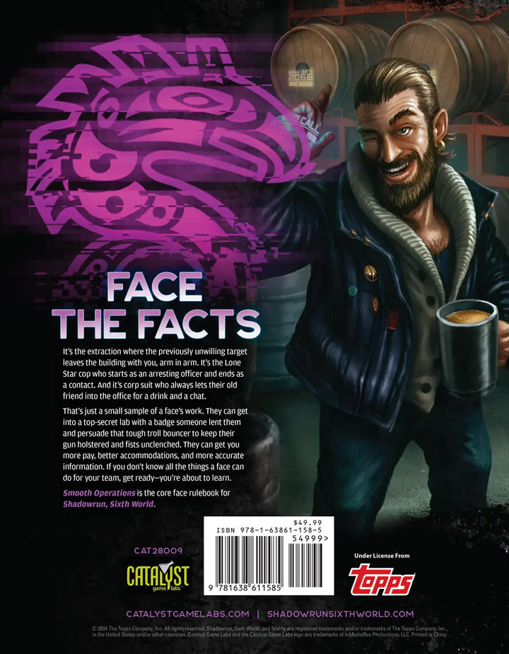 Shadowrun RPG: Sixth World - Core Rulebook - Smooth Operations (EN) - Catalyst Game Labs - Roleplaying Games
