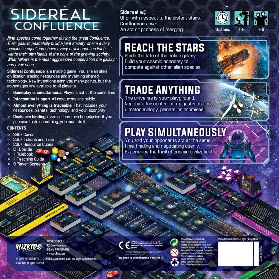 Sidereal Confluence: Remastered Edition (EN) - WizKids - Board Games