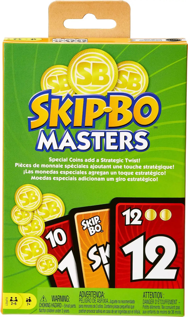 Skip-Bo: Masters (DE/FR/IT) - Mattel Inc. - Board Games