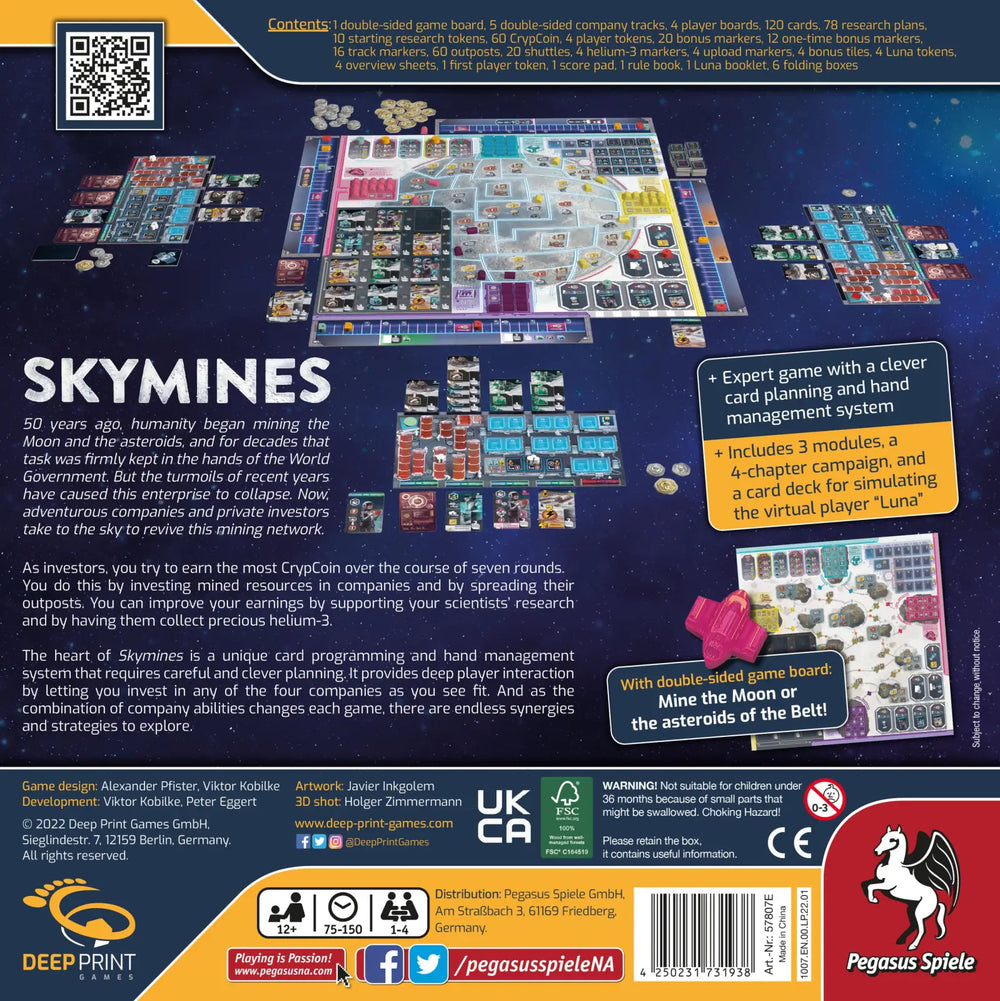 Skymines (EN) - Pegasus Spiele - Board Games