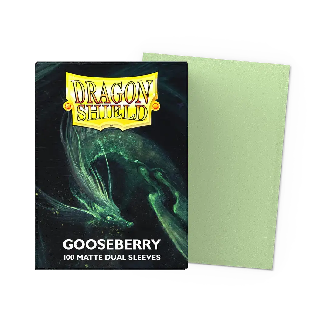 Sleeves: Dragon Shield - Matte - Dual Pastels - Gooseberry (100) - Arcane Tinmen - Accessories