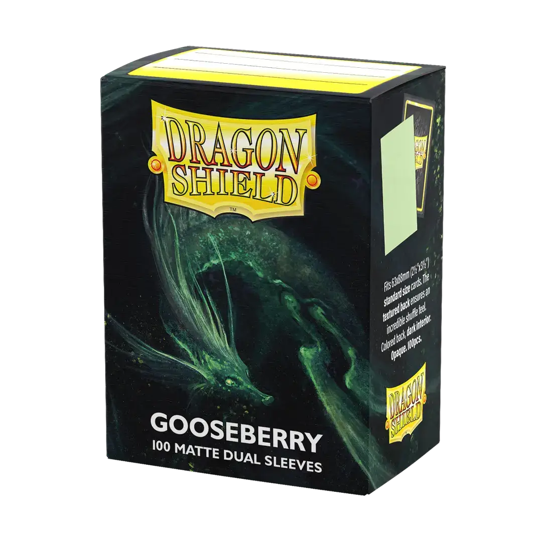 Sleeves: Dragon Shield - Matte - Dual Pastels - Gooseberry (100) - Arcane Tinmen - Accessories