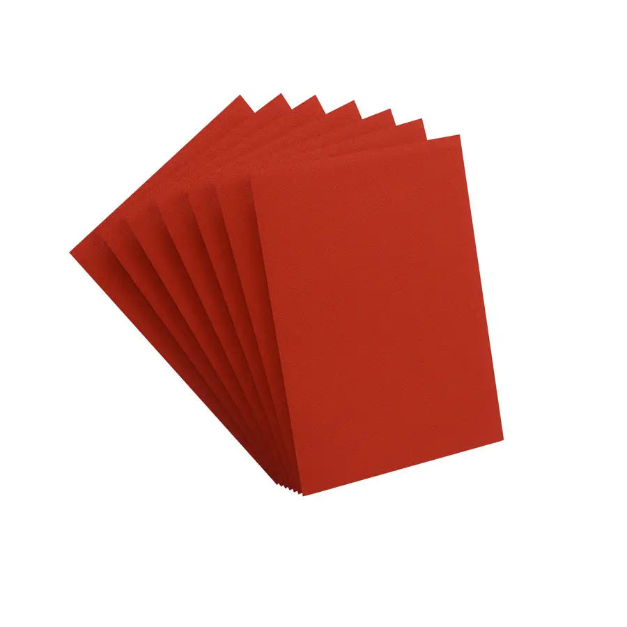 Sleeves: Matte - Prime - Standard - Red (100) - Gamegenic - Accessories
