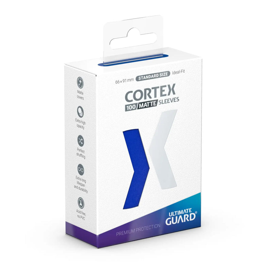 Sleeves: Ultimate Guard Cortex Matt Blue (100) Ultimate Guard Accessories