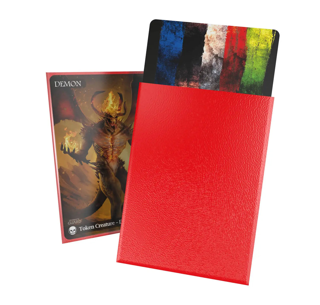 Sleeves: Ultimate Guard Cortex Matt Red (100) Ultimate Guard Accessories
