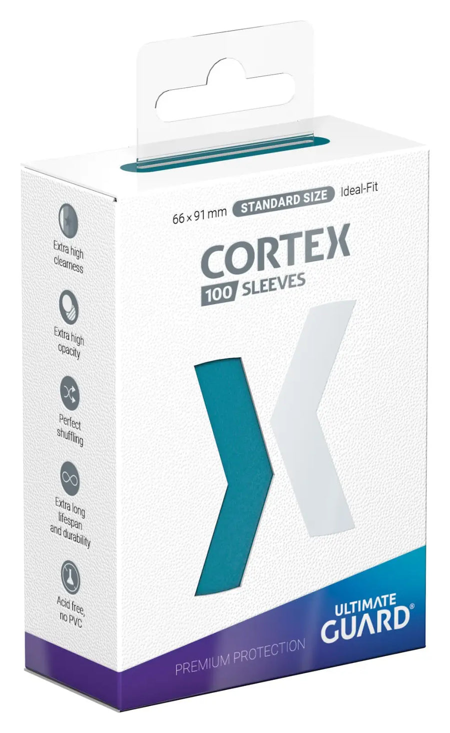 Sleeves: Ultimate Guard Cortex Petrol blue (100) Ultimate Guard Accessories