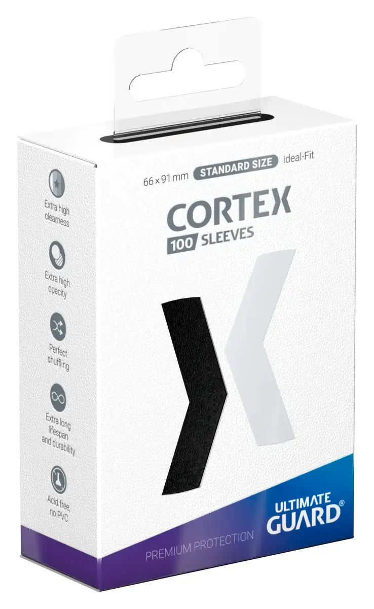 Sleeves: Ultimate Guard - Cortex - Schwarz (100) - Ultimate Guard - Sleeve