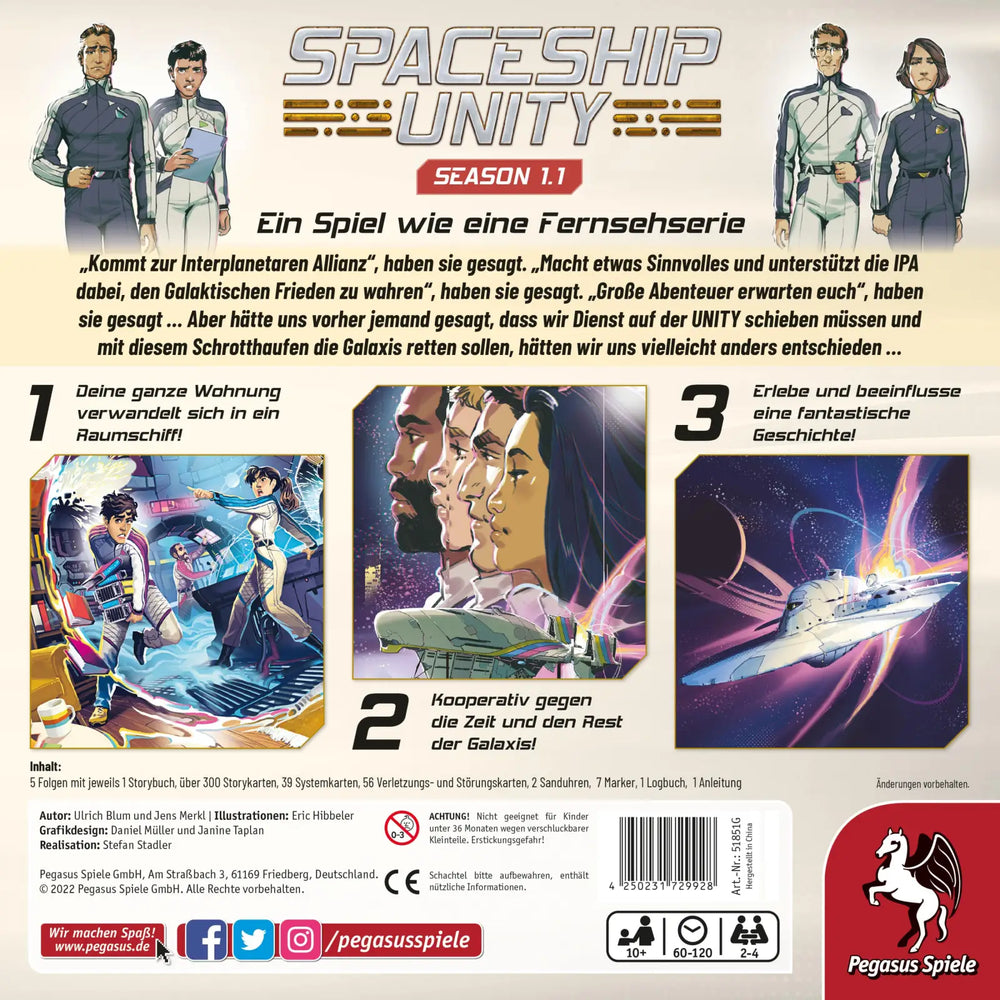 Spaceship Unity - Season 1.1 (DE) - Pegasus Spiele - Board Games