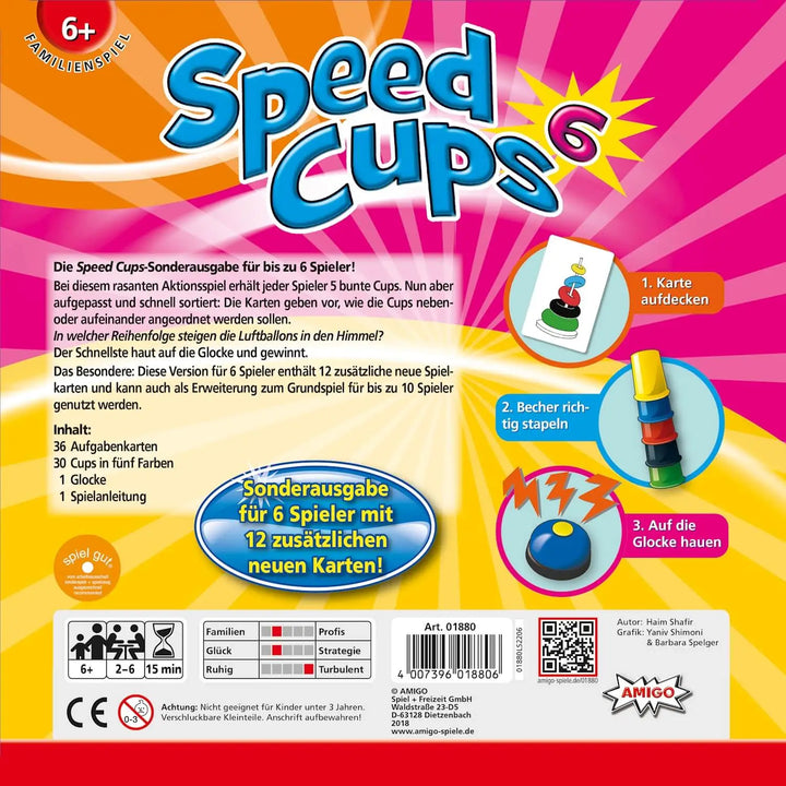 Speed Cups 6 (DE) - AMIGO - Board Games