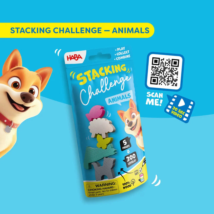 Stacking Challenge Animals - HABA - Board Games