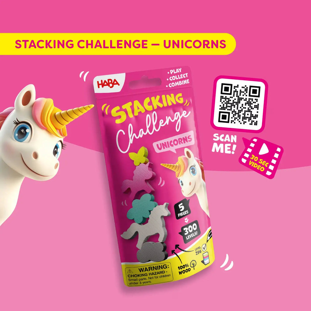 Stacking Challenge Unicorns - HABA - Board Games