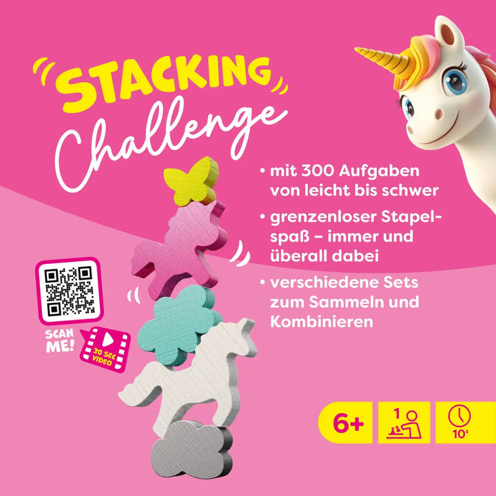 Stacking Challenge Unicorns - HABA - Board Games