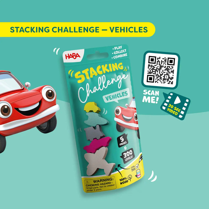 Stacking Challenge Vehicles - HABA - Board Games