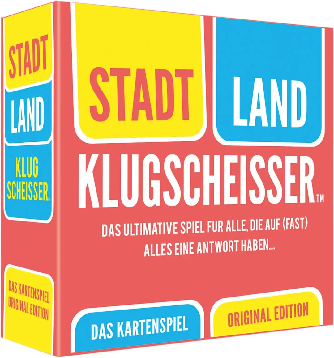 Stadt Land Klugscheisser: Kartenspiel (DE) - Kylskåpspoesi AB - Board Games