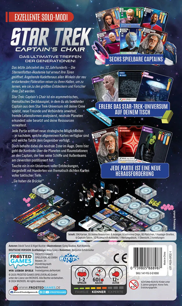 Star Trek: Captain’s Chair (DE) - Frosted Games - Board Games