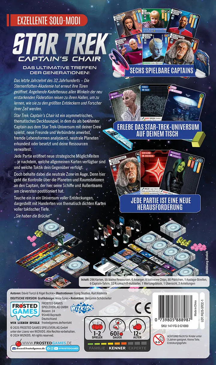 Star Trek: Captain’s Chair (DE) - Frosted Games - Board Games