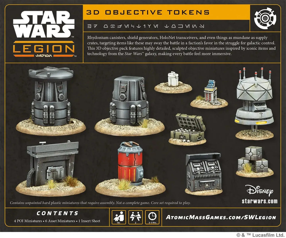 Star Wars: Legion - 3D Objective Tokens - Atomic Mass Games - Miniature Games