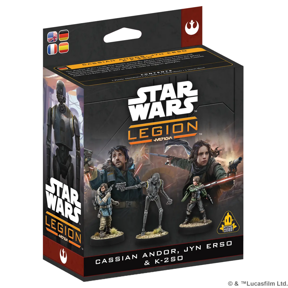 Star Wars: Legion - Cassian Andor Jyn Erso & K-2SO (EN/DE/ES/FR) - Atomic Mass Games - Miniature Games