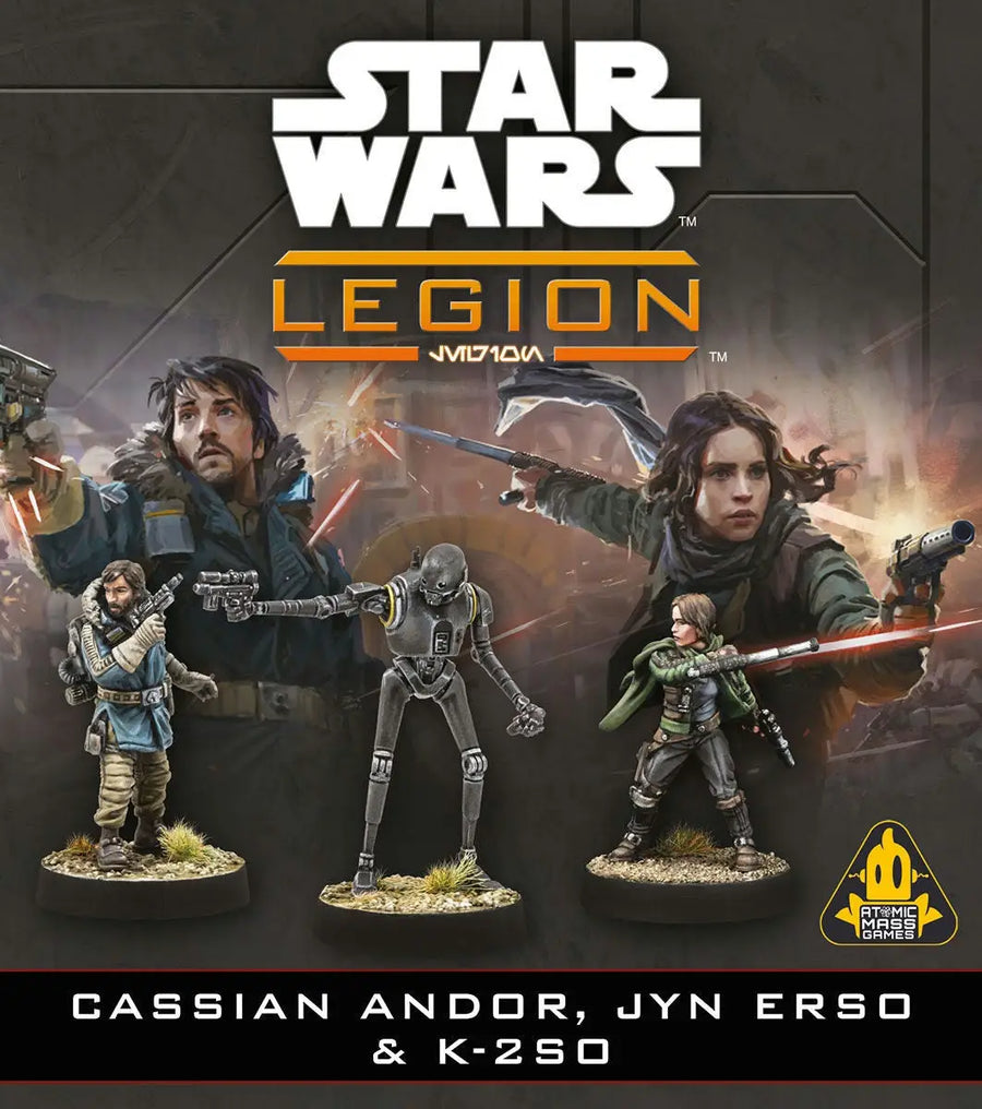 Star Wars: Legion - Cassian Andor Jyn Erso & K-2SO (EN/DE/ES/FR) - Atomic Mass Games - Miniature Games