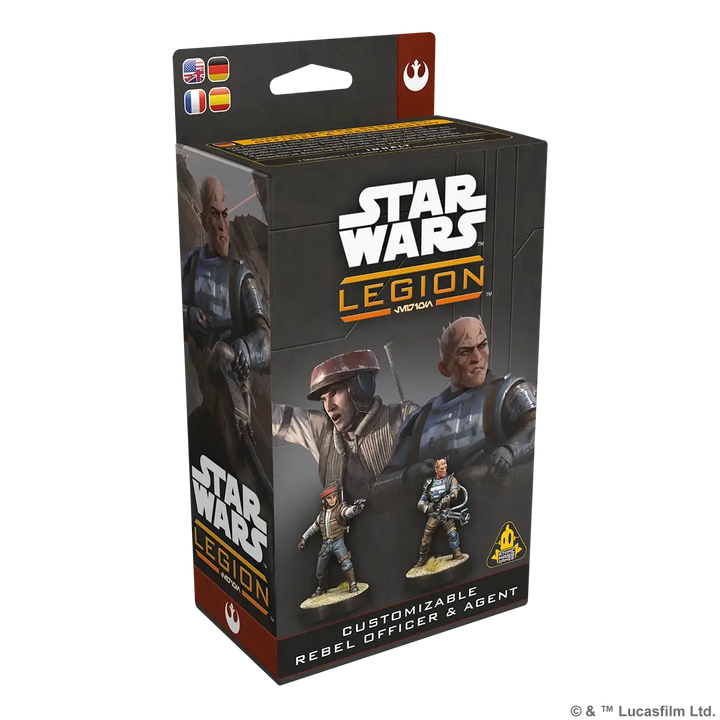 Star Wars: Legion Customizable Rebel Officer & Agent (EN/DE/ES/FR) Atomic Mass Games Miniature Games