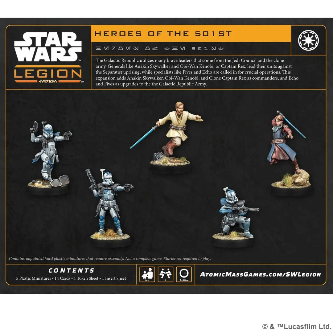 Star Wars: Legion - Heroes of the 501st (EN/DE/ES/FR) - Atomic Mass Games - Miniature Games