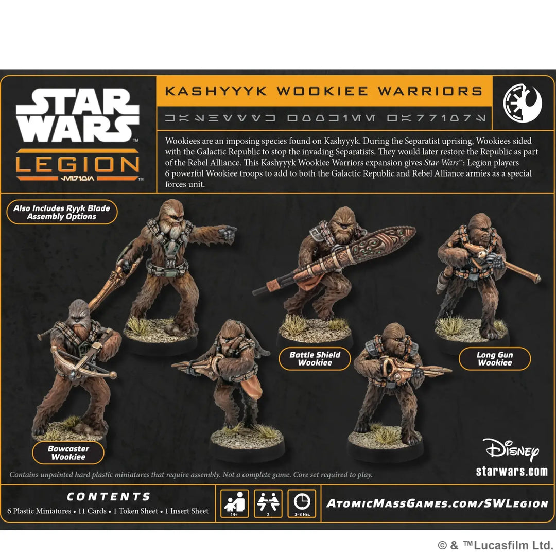 Star Wars: Legion - Kashyyyk Wookiee Warriors (EN/DE/ES/FR) - Atomic Mass Games - Miniature Games