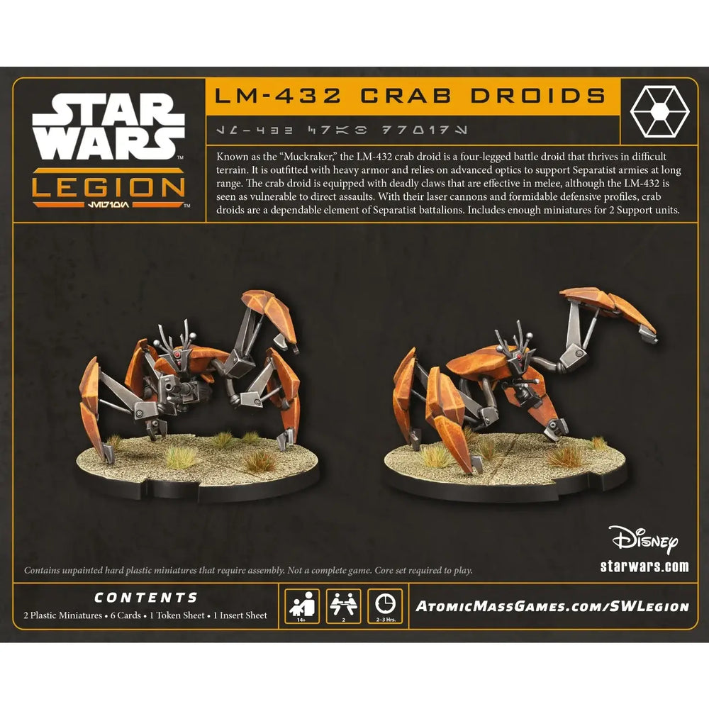 Star Wars: Legion - LM-432 Crab Droids (EN/DE/FR/ES) - Atomic Mass Games - Miniature Games