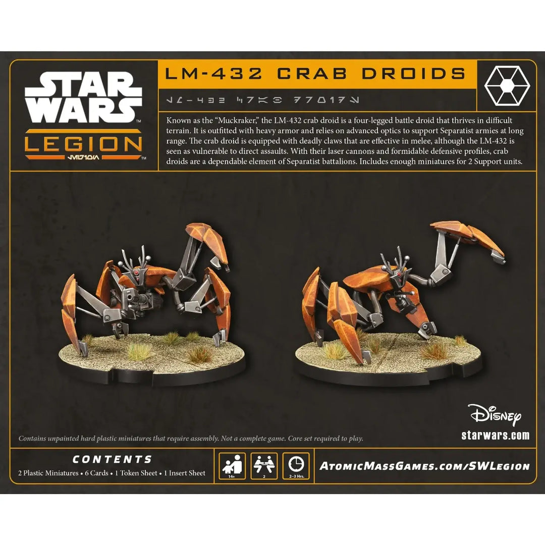 Star Wars: Legion - LM-432 Crab Droids (EN/DE/FR/ES) - Atomic Mass Games - Miniature Games